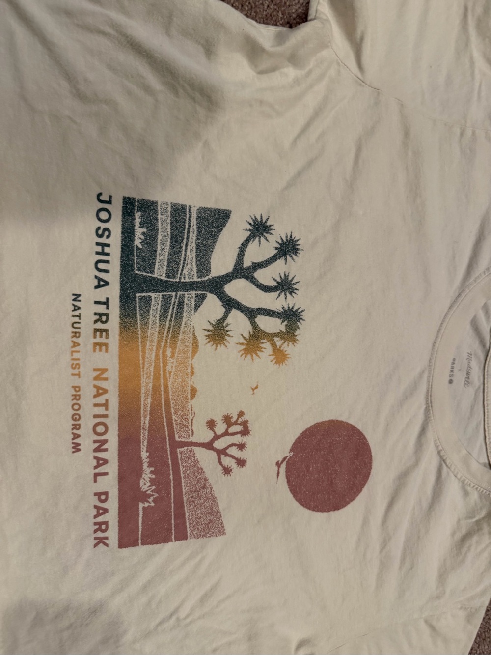 Madewell x Parks Project Joshua Tree National Park Crop Tee L - Picture 2 of 4